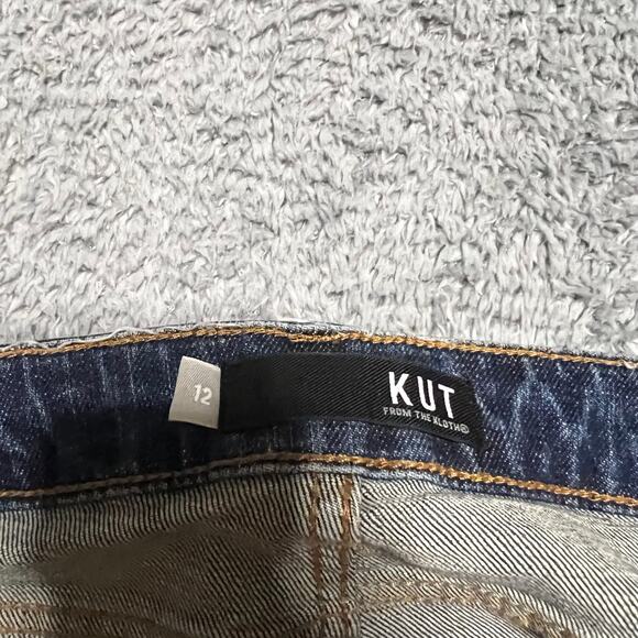 Kut from the Kloth Jeans Womens 12 (38x31.5) Catherine Boyfriend Blue Denim - Picture 5 of 11